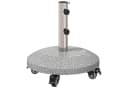 vidaXL Schirmhalter Granit mit Rollen Grau 27,2 kg Bild 2