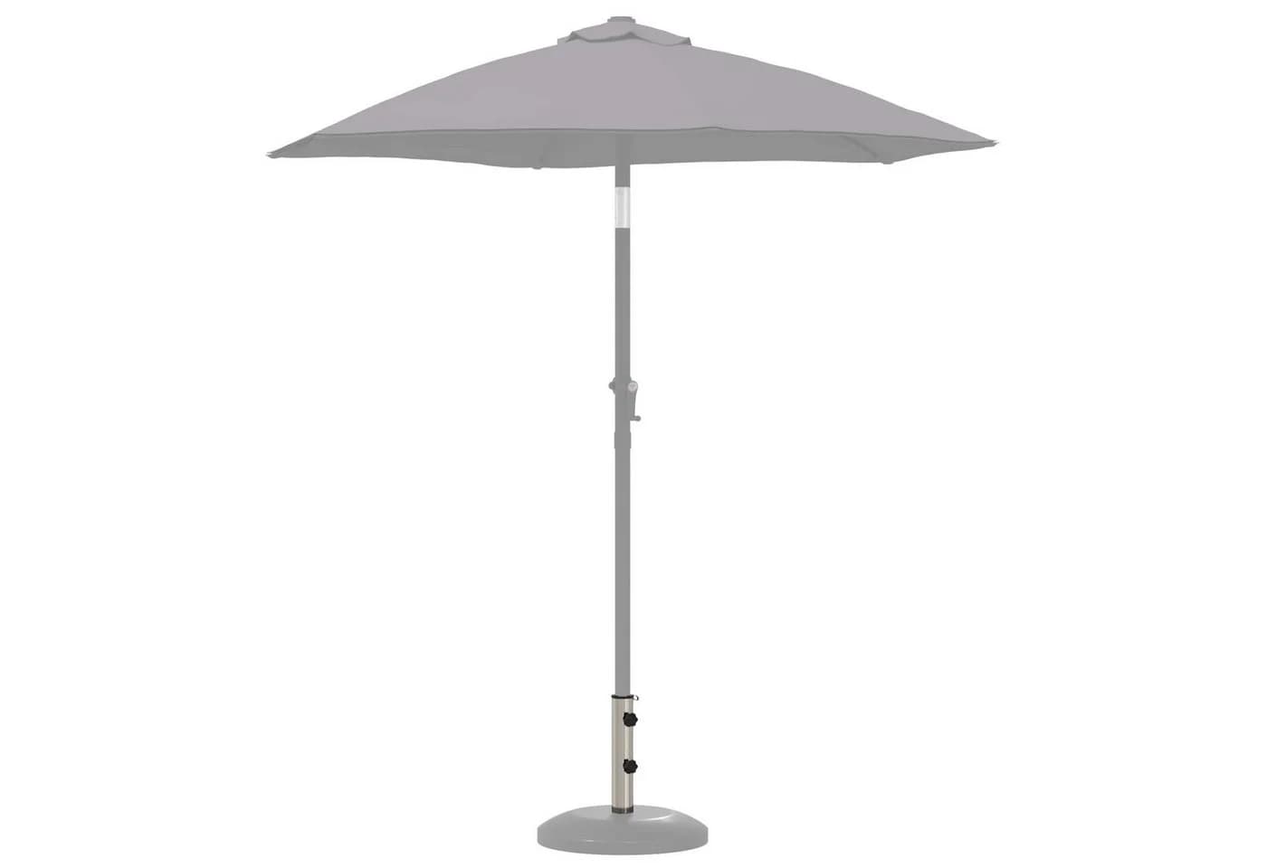 vidaXL Schirmhalter Parasol Fußrohr Edelstahl - Bild 3