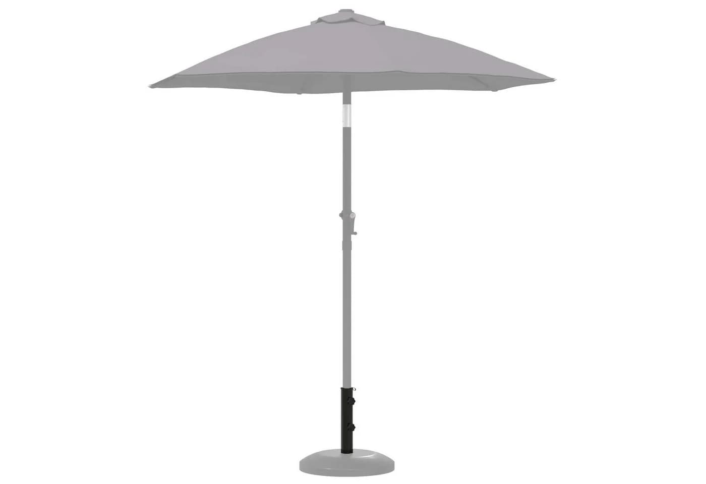 vidaXL Schirmhalter Schwarz Eisen für 40-50 mm Stangen - Bild 3