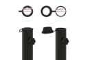 vidaXL Schirmhalter Schwarz Eisen für 40-50 mm Stangen Bild 5