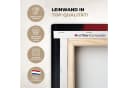 OneMillionCanvasses® Leinwandbild Panorama Rot - Rose - Romantisch, Fotodruck Bild 3