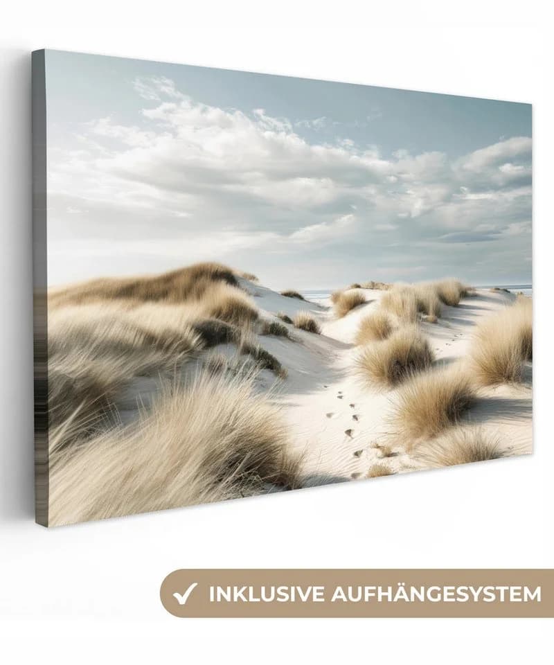 OneMillionCanvasses® Leinwandbild Dünen Naturmotiv Wanddekoration - Bild 2