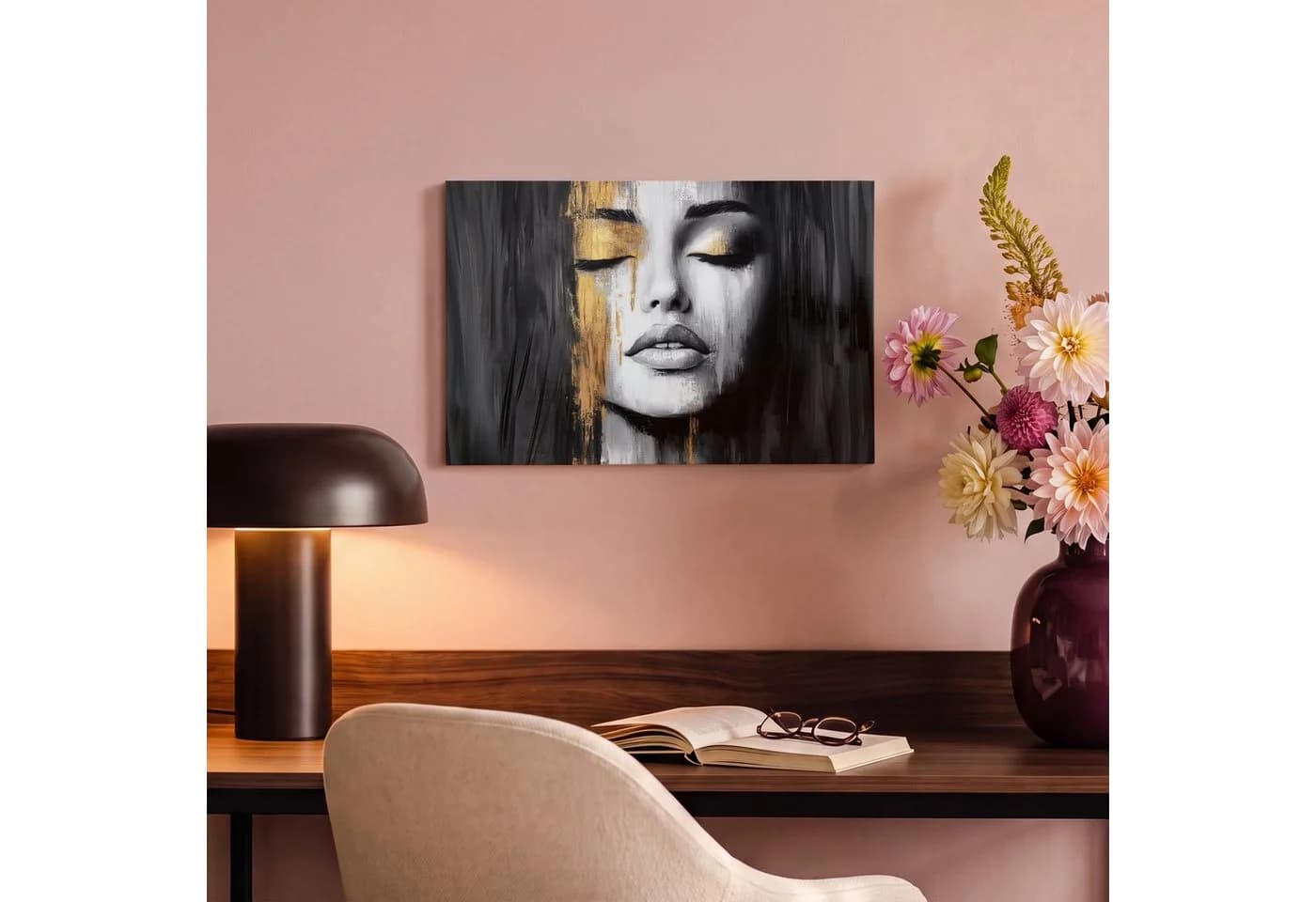 OneMillionCanvasses® Leinwandbild Frau Premium-Qualität - Bild 4