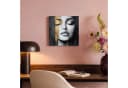 OneMillionCanvasses® Leinwandbild Frau Abstrakt Schwarz-Weiß Gold Bild 4