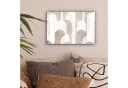 OneMillionCanvasses® Leinwandbild Abstrakte Bögen Modern Beige Fotodruck 30x20 cm Bild 1