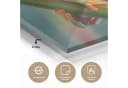 MuchoWow Acrylglasbild Bunter Frosch Modern Bild 3
