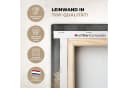 OneMillionCanvasses® Leinwandbild Getrocknete Feldblumen Grau Beton Bild 3