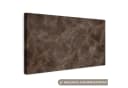 OneMillionCanvasses® Leinwandbild Panorama Brauner Marmor - Organisch - Naturstein, Fotodruck (1 St), Wandbild, Deko Schlafzimmer Wohnzimmer Flur Bild 2