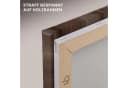 OneMillionCanvasses® Leinwandbild Panorama Brauner Marmor - Organisch - Naturstein, Fotodruck (1 St), Wandbild, Deko Schlafzimmer Wohnzimmer Flur Bild 5