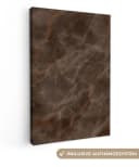 OneMillionCanvasses® Leinwandbild Brauner Marmor - Organisch - Naturstein, Fotodruck Bild 2