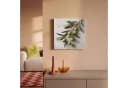 OneMillionCanvasses® Leinwandbild Olivenzweig - Beton - Mediterran, Fotodruck 20x20 cm Bild 1