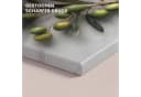 OneMillionCanvasses® Leinwandbild Olivenzweig - Beton - Mediterran, Fotodruck 20x20 cm Bild 3