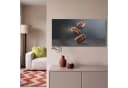 OneMillionCanvasses® Leinwandbild Panorama Kaffeebohnen Grau Bild 1