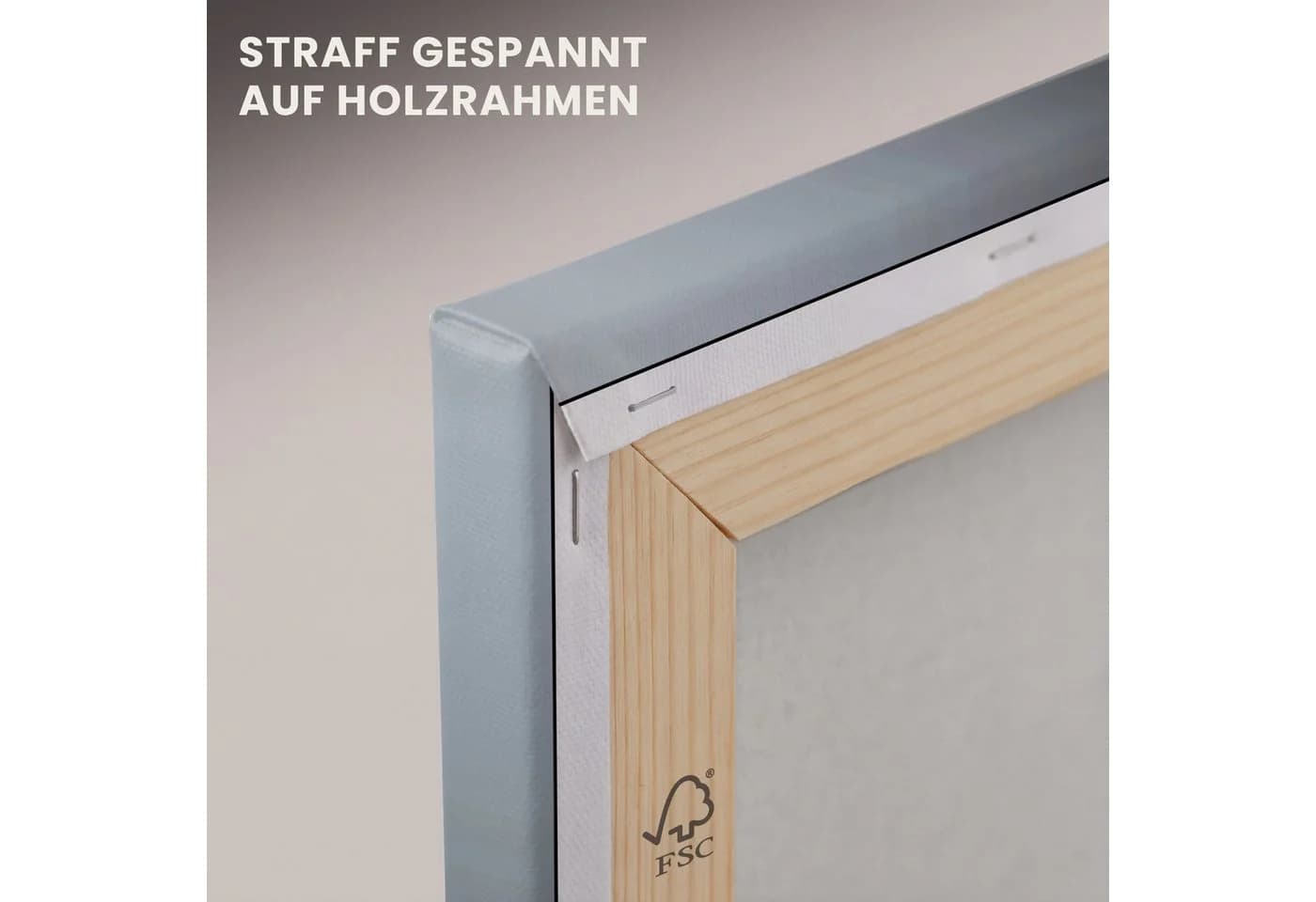 OneMillionCanvasses® Leinwandbild Panorama Kaffeebohnen Grau - Bild 5