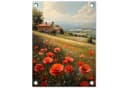OnlyWow Gartenposter Mohnblumen Rot 30x40 cm PVC Bild 2