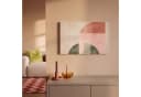 OneMillionCanvasses® Leinwandbild Abstrakt Rosa Beige Bild 1