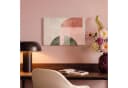 OneMillionCanvasses® Leinwandbild Abstrakt Rosa Beige Bild 4