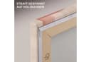 OneMillionCanvasses® Leinwandbild Abstrakt Rosa Beige Bild 5