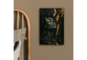 OneMillionCanvasses® Leinwandbild Abstrakt Frau Gold Schwarz Bild 4