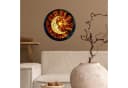 MuchoWow Wandsticker Mosaik Mond Dunkelblau Selbstklebend Bild 4