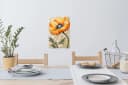 MuchoWow Wandsticker Mohnblumen Orange Mosaik Selbstklebend Bild 1