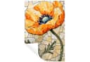 MuchoWow Wandsticker Mohnblumen Orange Mosaik Selbstklebend Bild 2
