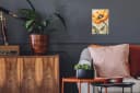 MuchoWow Wandsticker Mohnblumen Orange Mosaik Selbstklebend Bild 4
