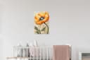 MuchoWow Wandsticker Mohnblumen Orange Mosaik Selbstklebend Bild 5