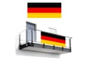 MuchoWow Balkonsichtschutz Deutsche Flagge PVC Windschutz Bild 2