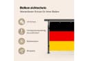 MuchoWow Balkonsichtschutz Deutsche Flagge PVC Windschutz Bild 3