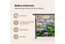 MuchoWow Balkonsichtschutz Hortensie PVC mit Metallösen Bild 3