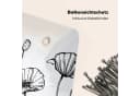 MuchoWow Balkonsichtschutz Grau Mohnblumen Schmetterlinge PVC Bild 5