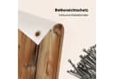 MuchoWow Balkonsichtschutz Holzoptik Braun Windschutz Bild 5
