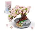 DIY Bonsai Kirschblütenbaum Bausteine Set mit Steinschale Bild 2