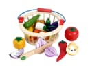 Kraftverdia Kinder-Küchenset 14-tlg. Holzspielzeug Magnetisch Obst Gemüse Bild 1