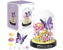 Kraftverdia Mini Kunstblumen-Bouquet im Glas – Botanical Flowers Deko Bild 2