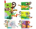 Kraftverdia Stoffbuch Knisterbuch Baby Buggybuch mit Dschungeltieren Bild 2