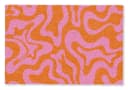 MuchoWow Fußmatte Rosa Orange Abstrakt Modern Bild 2