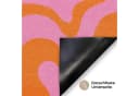 MuchoWow Fußmatte Rosa Orange Abstrakt Modern Bild 3
