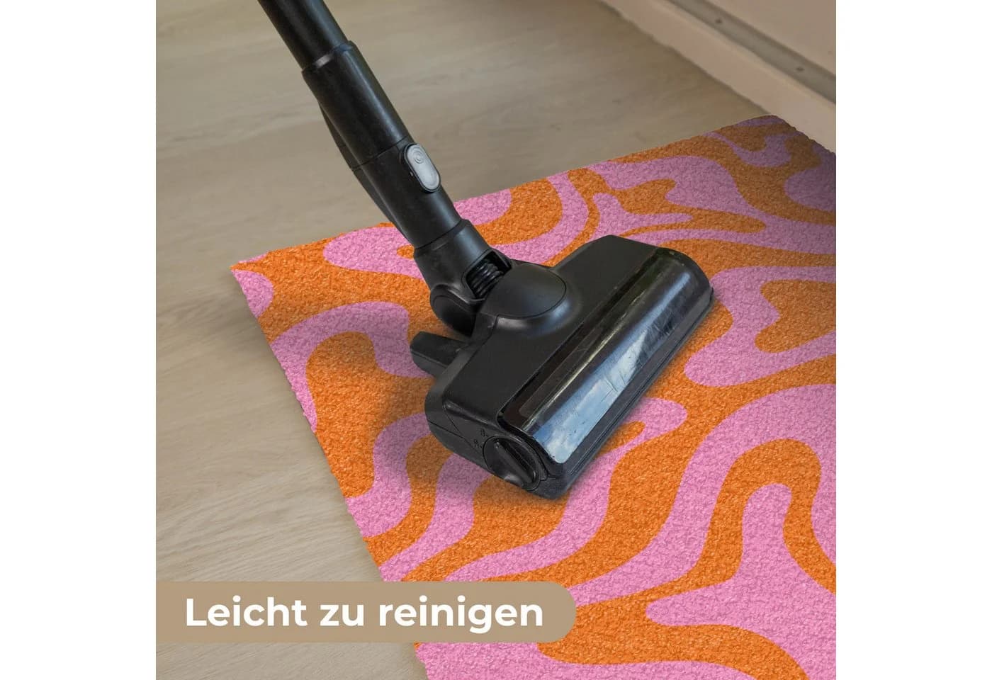 MuchoWow Fußmatte Rosa Orange Abstrakt Modern - Bild 5