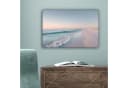 OneMillionCanvasses® Leinwandbild Küstenlinie Pastell Blau/Rosa 30x20 cm Bild 5