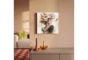 OneMillionCanvasses® Leinwandbild Blüte - Porträt - Gesicht Fotodruck 20x20 cm Bild 1