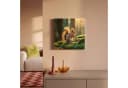 OneMillionCanvasses® Leinwandbild Eichhörnchen - Nuss - Gras, Fotodruck 20x20 cm Bild 1