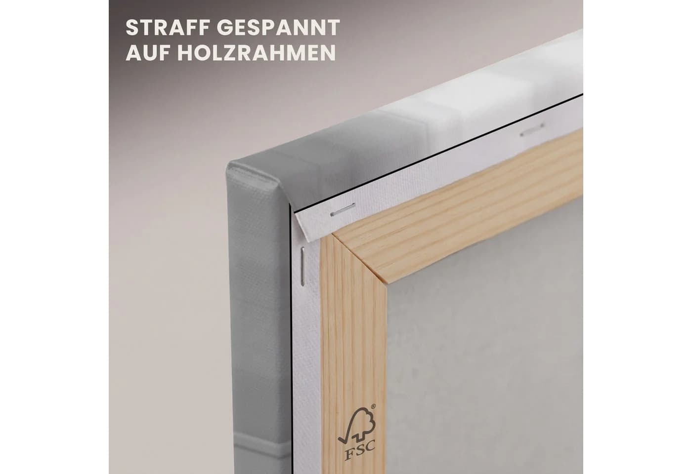 OneMillionCanvasses® Leinwandbild Schottischer Highlander Schwarz-Weiß - Bild 5