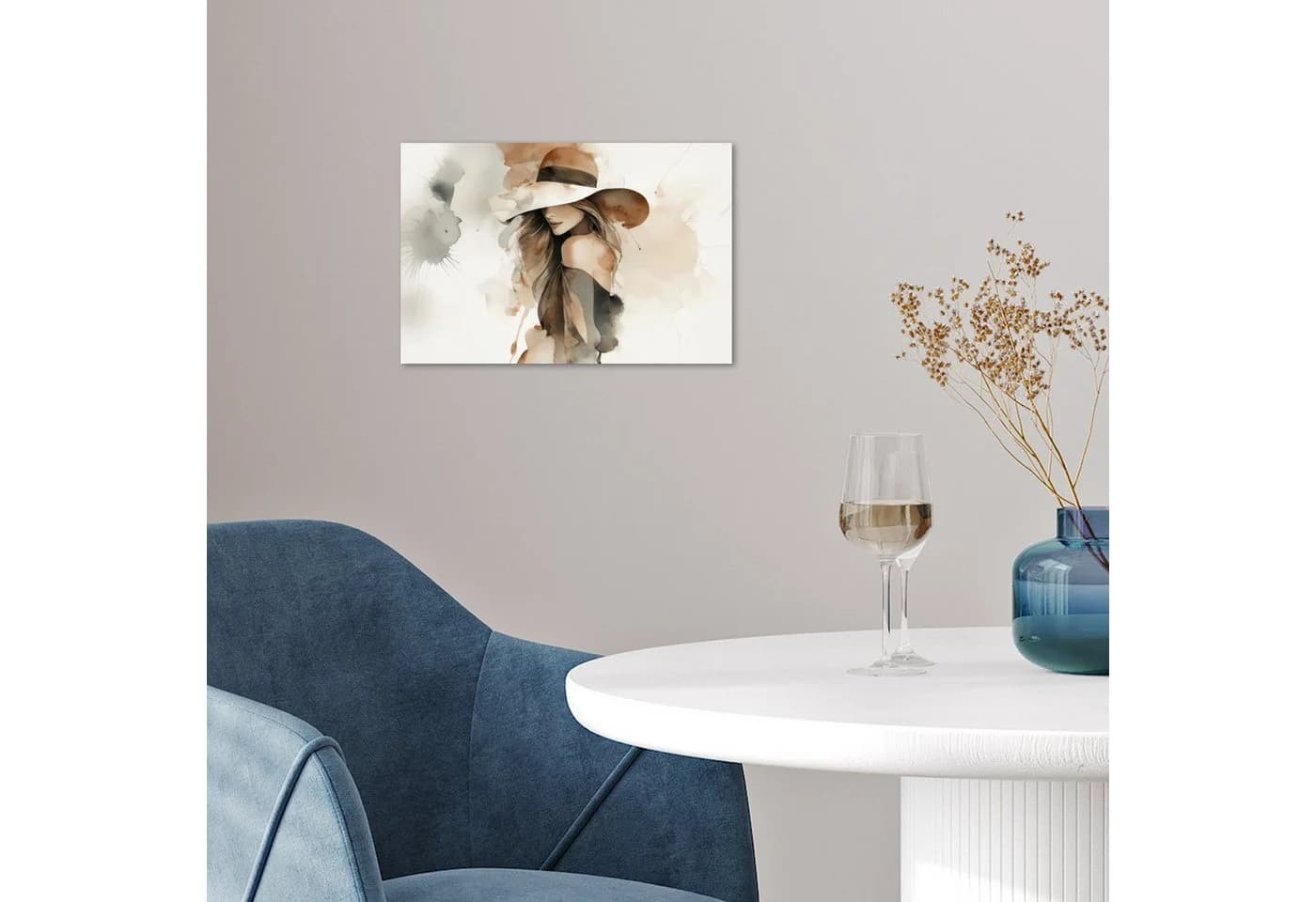 MuchoWow Poster Mysteriös Frau Sepia Grau - Bild 5