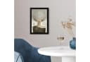 MuchoWow Poster Fluff - Frau Beige mit schwarzem Kunststoffrahmen Bild 5