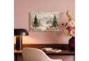 OneMillionCanvasses® Leinwandbild Wald - Hirsche - Winter - Schnee Bild 4