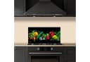 KitchenYeah Küchenrückwand selbstklebend Schwarz Gemüse Splash Bild 5