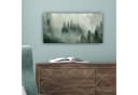 OneMillonCanvasses® Leinwandbild Panorama Wald Nebel 40x20 cm Bild 5