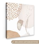 OneMillionCanvasses® Leinwandbild Aquarell Beige Abstrakt Modern Bild 2